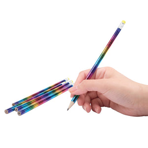 Metallic Rainbow Pencils Stationery (1 Dozen)