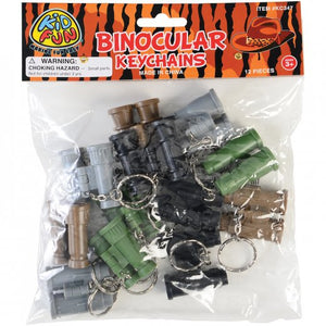 Mini Binocular Keychains Novelty (One Dozen)