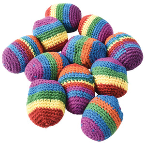 Rainbow Kick Balls Toys (1 Dozen)