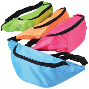 Neon Fanny Packs Party Supply (1 dozen)