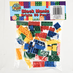 Block Mania Brick Toy (pack of 50)