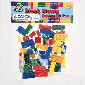 Block Mania Brick Toy (pack of 50)