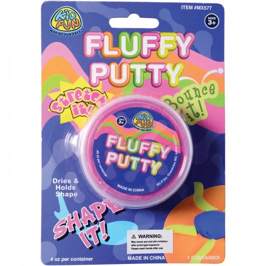 Fluffy Putty Toy (1 Dozen) - Price: $10.53