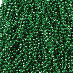 Mardi Gras Metallic Bead Necklaces Party Favor (144 pieces)