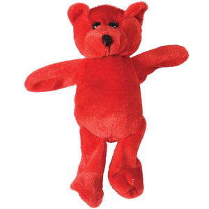 Plush Toy Neon Beanbag Bears (One Dozen)