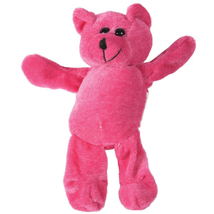 Plush Toy Neon Beanbag Bears (One Dozen)