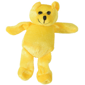 Plush Toy Neon Beanbag Bears (One Dozen)