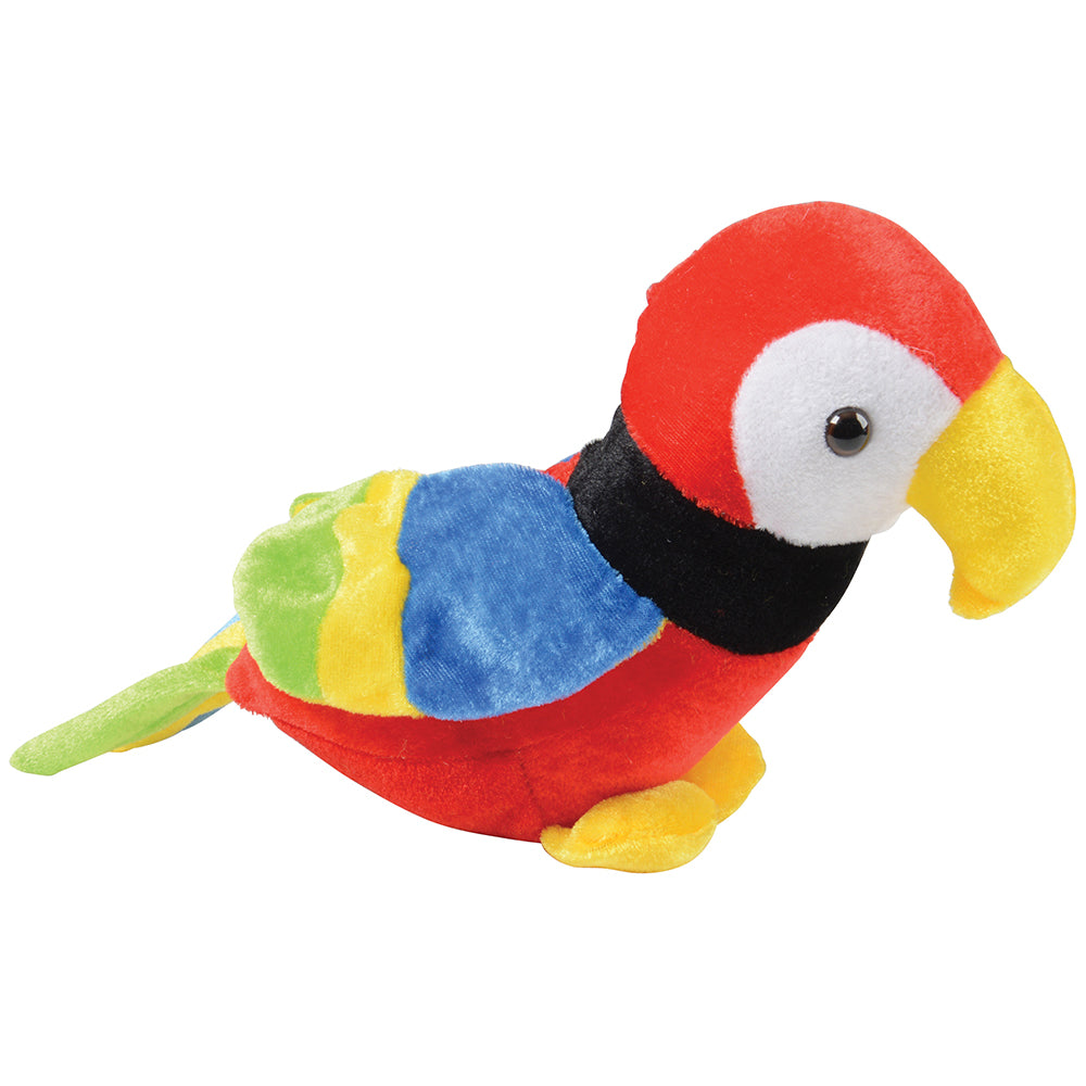 Shops toy parrots for