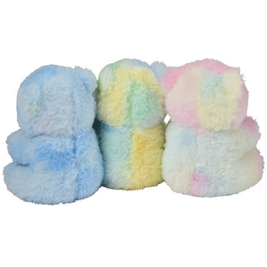 Rainbow Swirl Bears Plush Toys (one dozen)