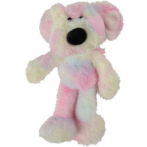 Rainbow Swirl Dogs Plush Toys (1 Dozen)