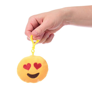 Emoji Clip Plush Toy (pack of 12)