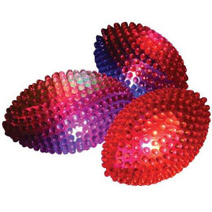 Light Up Knobby Footballs Toy 12 Per Pkg