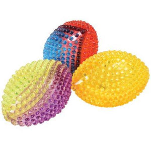 Light Up Knobby Footballs Toy 12 Per Pkg