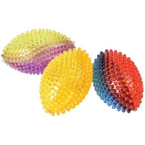 Light Up Knobby Footballs Toy 12 Per Pkg