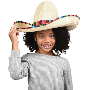 Grass Woven Child Sombrero (1 per Package)