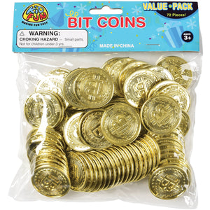 Bitcoin Favor Pack Novelty 72 Pieces/Pkg