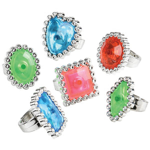 Royal Jewel Rings 72 per Pkg