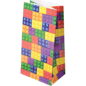 Block Mania Paper Bags Party Supply (pack of 12)