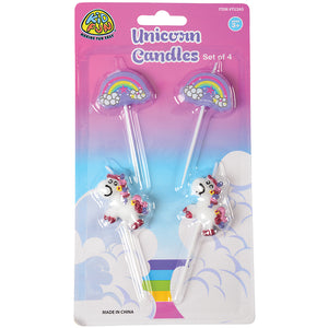 Unicorn Candle Set Party Favor (Pack of 1)