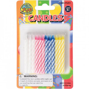 Birthday Candles - 24-St Party Supply (1 Dozen)