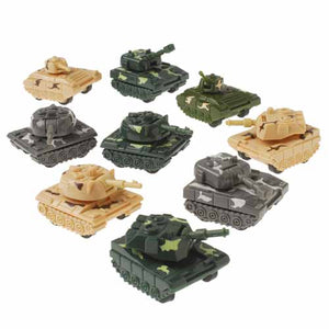 Toy Pullback Tanks (One Dozen)