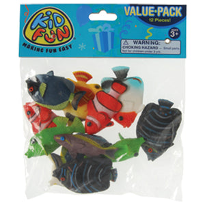 Mini Tropical Fishes Toy Set (one dozen)