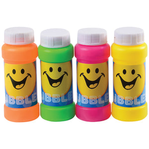 Smiley Face Bubbles - 2 oz Party Favor (1 dozen)