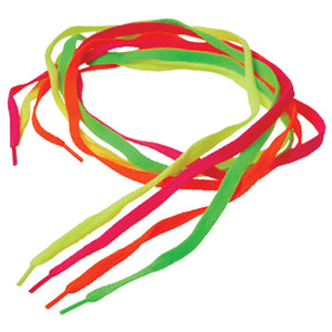 Neon Shoe Laces Party Favor (One Dozen)