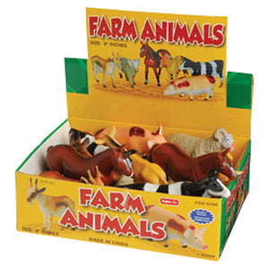 Farm Animals - 8 Inch Plush Toy (1 Dozen)