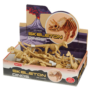 Skeleton Dinos Toy - 6 Inch (1 Dozen)