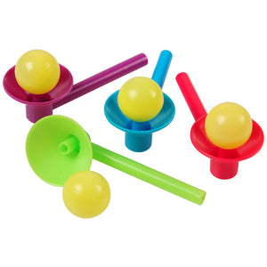 Blow Cup And Ball Games Toy (1 Dozen)