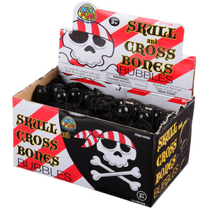 Skull and Crossbone Bubbles Party Favor (1 dozen)