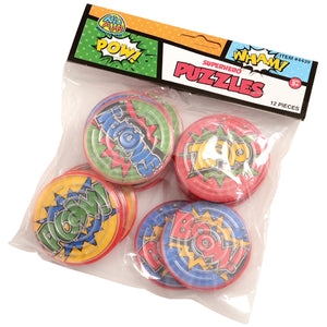 Superhero Maze Puzzle Toys (1 dozen)