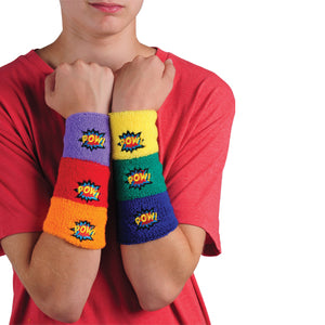 Superhero Wristbands Costume (1 dozen)