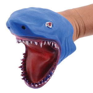 Stretchy Shark Hand Puppet Toy (pack of 6)