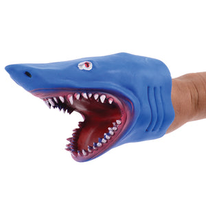 Stretchy Shark Hand Puppet Toy (pack of 6)