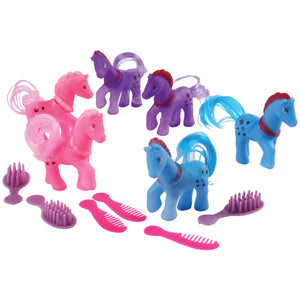 Pony With Comb Toy Sets (pack of 6)