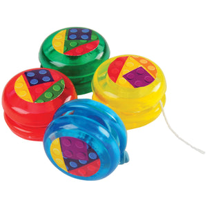 Block Mania Mini Yo-Yos Toy (pack of 12)