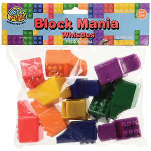 Block Mania Whistles Party Favor (pack of 12)