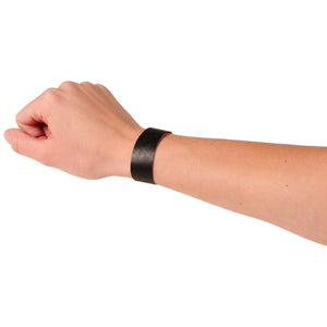 Adhesive Event Bands Black Party Accessory (pack of 100)