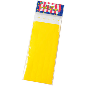 Adhesive Event Bands Yellow Party Accessory (pack of 100)