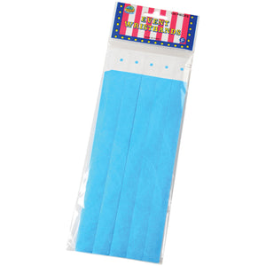 Adhesive Event Bands Neon Blue Party Accessory (pack of 100)