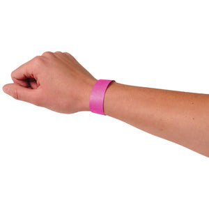 Adhesive Event Bands Neon Purple Party Accessory (pack of 100)