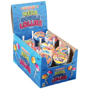 Mega Double Lollies Candy- 24 Pieces