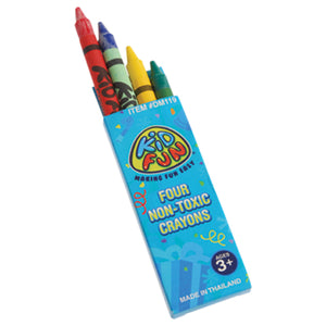 Crayons 4-Box Stationery (One Dozen)