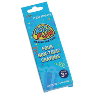 Crayons 4-Box Stationery (One Dozen)