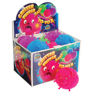 Critter Puffer Ball Yo-Yo Toy (1 Dozen)