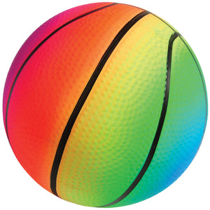 Rainbow Basketballs Toy - 5 inch (1 dozen)