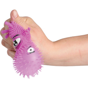 Flashing Tri Eye Monster Puffers Toy - 6 Pieces