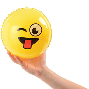 Emoji Knobby Balls 5 inch Toy (1 Dozen)